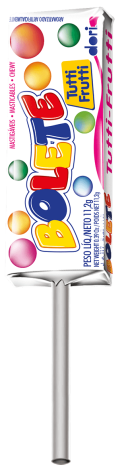 Pirulito Mastigável Bolete Tutti Frutti 400g