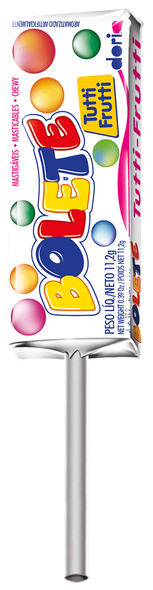 Pirulito Mastigável Bolete Tutti Frutti 400g