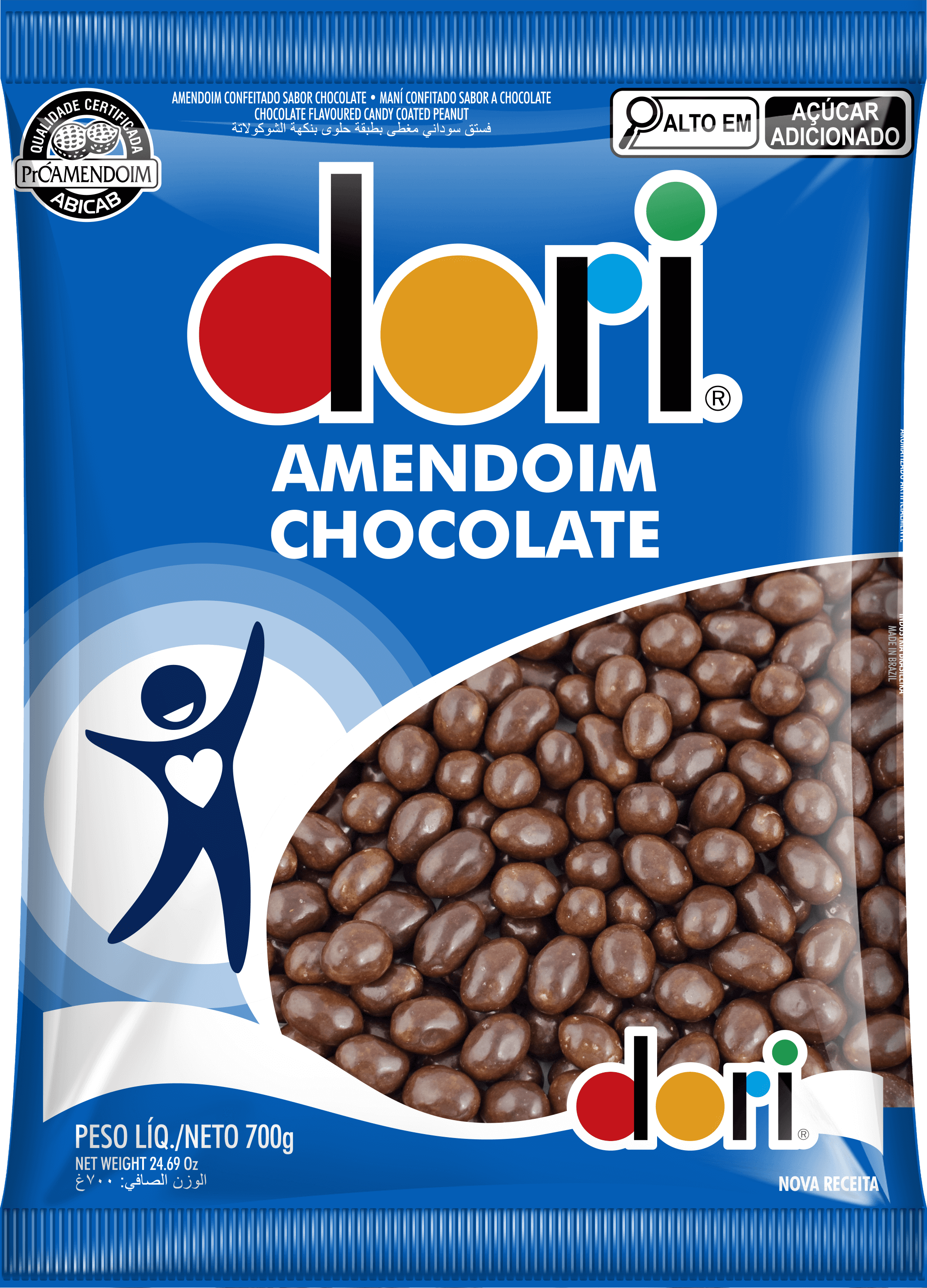 Amendoim Dori Chocolate 700g 1 Amendoim Dori Chocolate 700g
