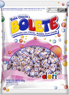 Bala Bolete Tutti Frutti 600g