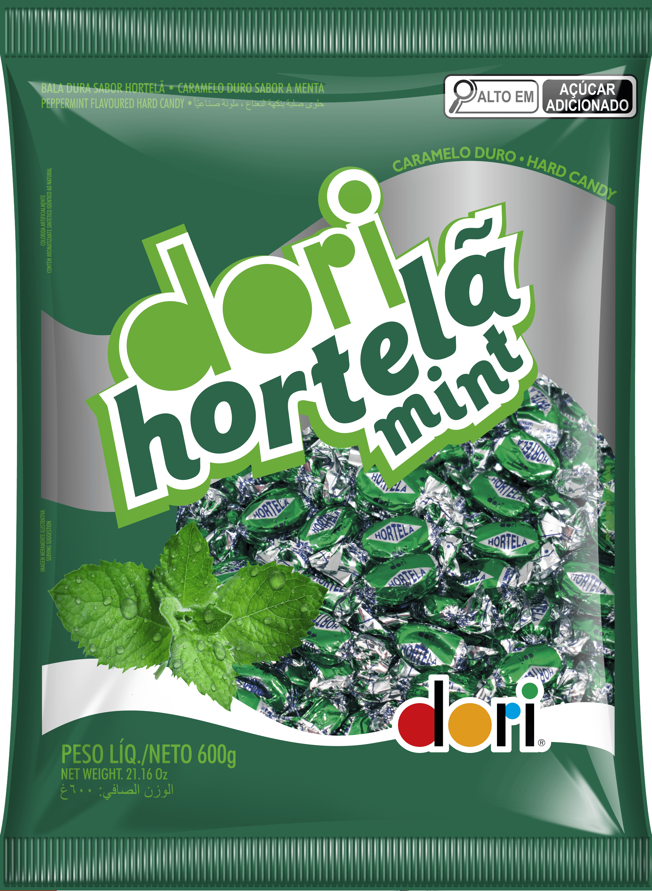 Bala Hortelã Mint 600g 1 Bala Hortelã Mint 600g