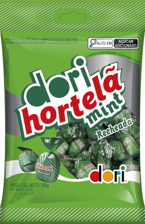 Bala Hortelã Mint Recheada 100g
