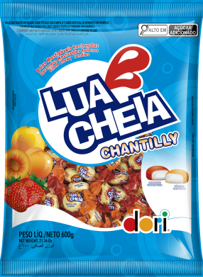 Bala Lua Cheia Chantilly 600g