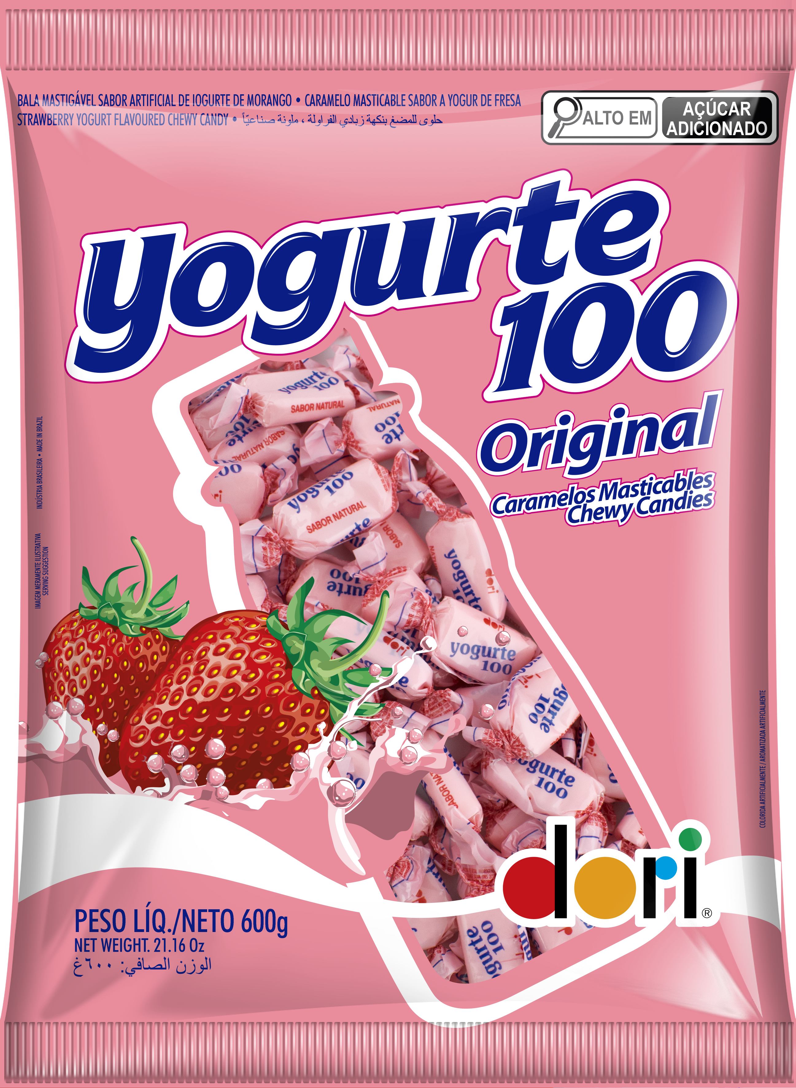 Bala Yogurte100 Original 600g 1 Bala Yogurte100 Original 600g