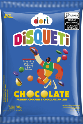 Disqueti Chocolate ao Leite 500g