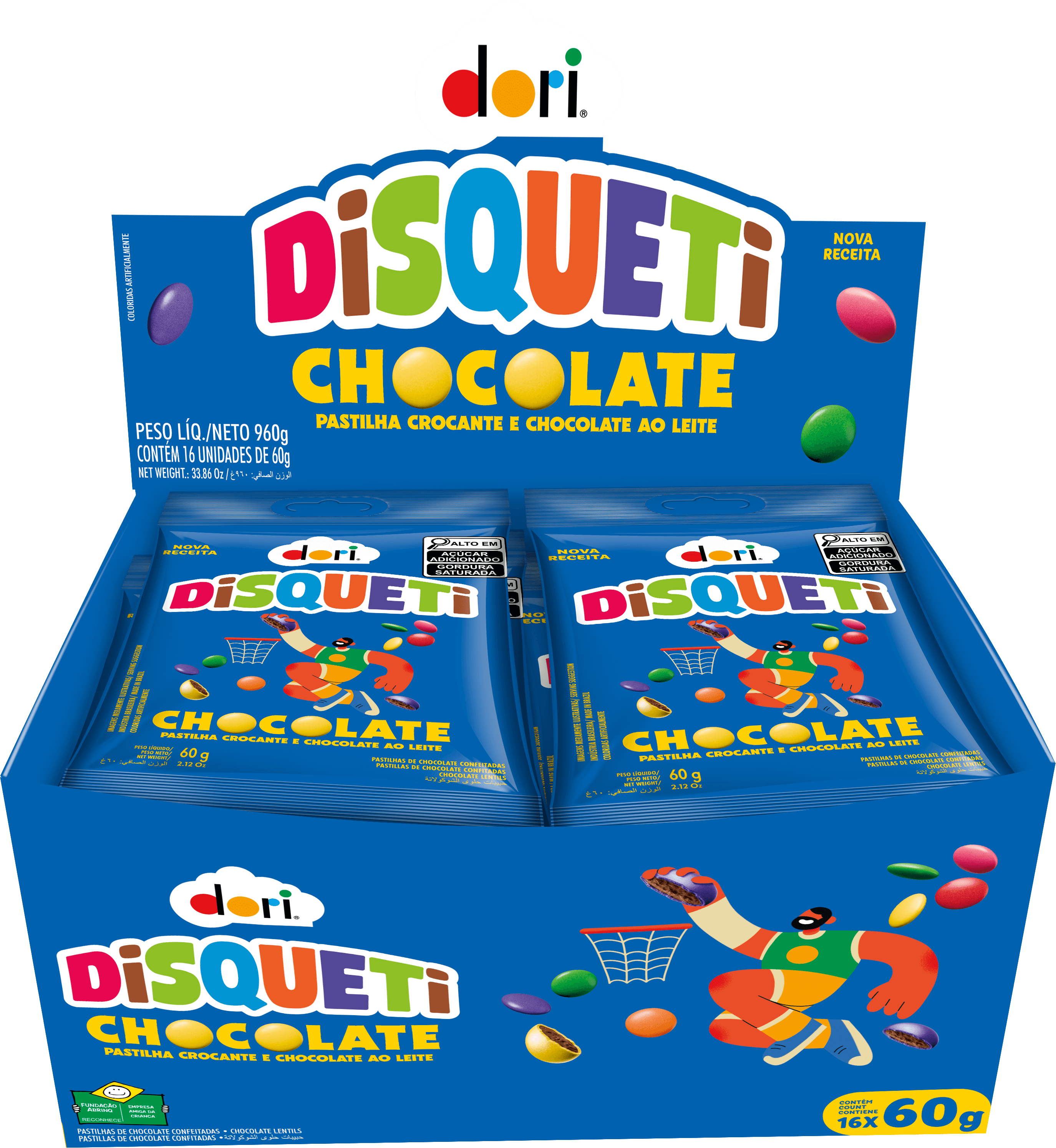 Disqueti Chocolate ao Leite 60g 2 Disqueti Chocolate ao Leite 60g - Imagem 2