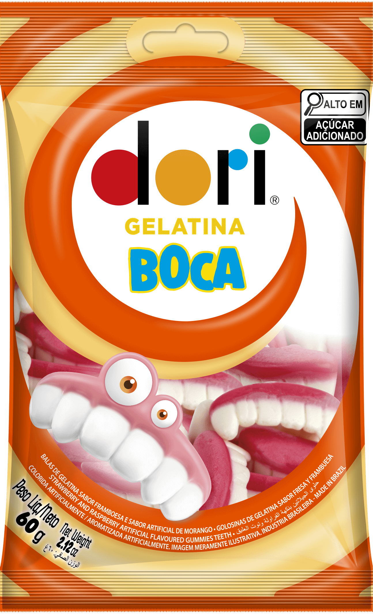 Dori Gelatina Boca 60g 1 Dori Gelatina Boca 60g