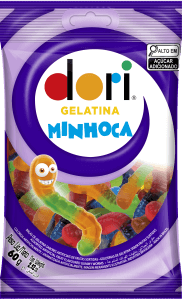 Dori Gelatina Minhoca Oleada 60g 9012259