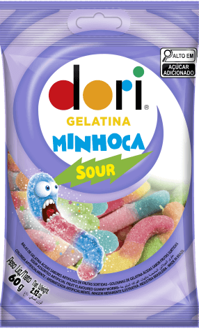 Dori Gelatina Minhoca Ácida 60g