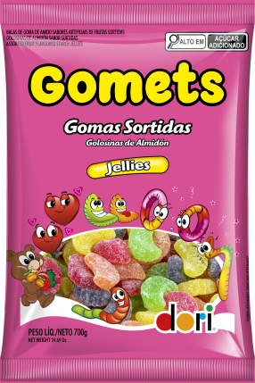 Goma Gomos de Frutas 700g
