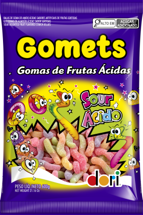 Goma Minhoca Ácida 150g