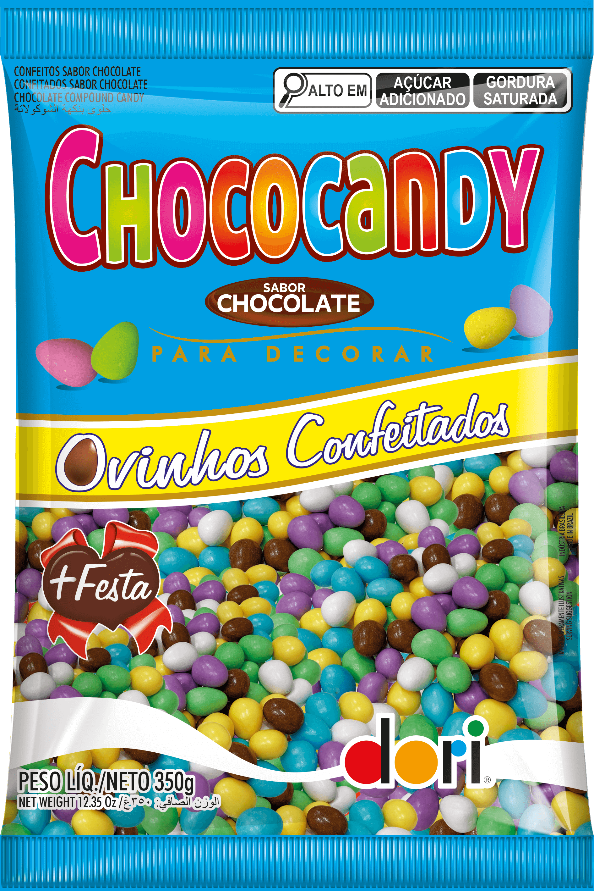 Chococandy Ovinhos Confeitados 350g 1 Chococandy Ovinhos Confeitados 350g