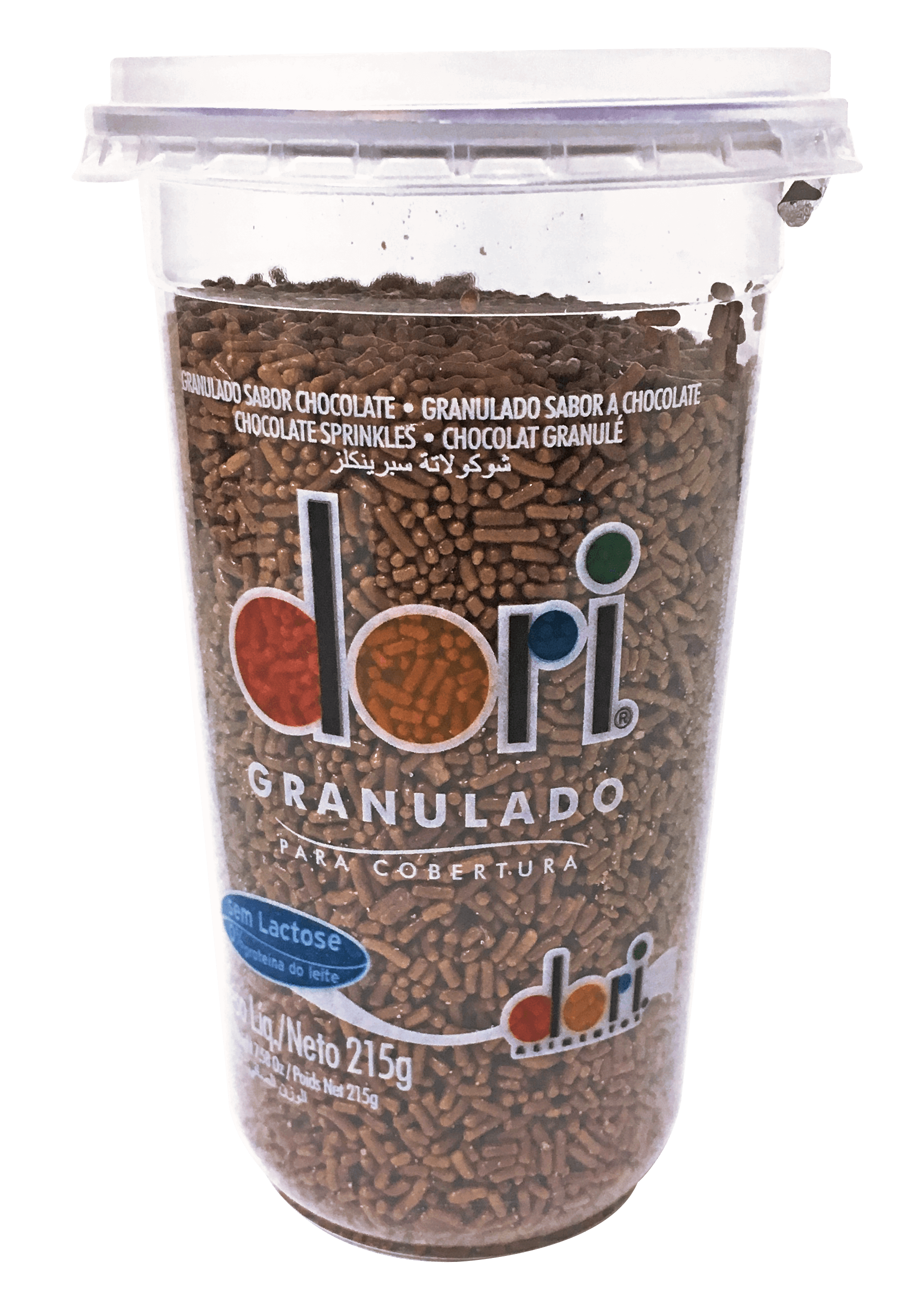 Dori Granulado Chocolate Copo 215g 1 Dori Granulado Chocolate Copo 215g