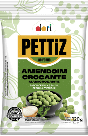 Pettiz Amendoim Crocante Cebola e Salsa 120g