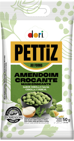 Pettiz Amendoim Crocante Cebola e Salsa 50g