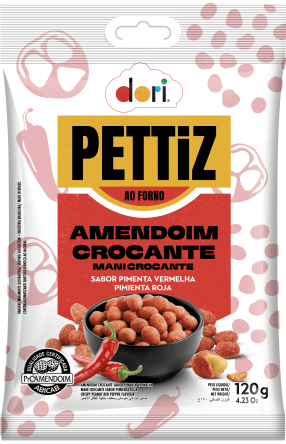 Pettiz Amendoim Crocante Pimenta 120g