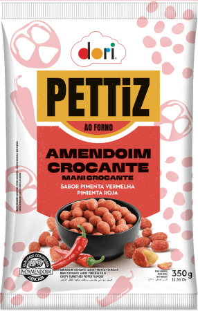Pettiz Amendoim Crocante Pimenta 350g