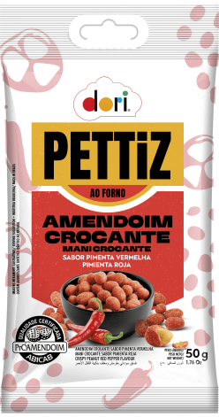 Pettiz Amendoim Crocante Pimenta 50g