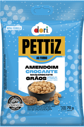 Pettiz Amendoim Crocante Gergelim e Linhaça 70g