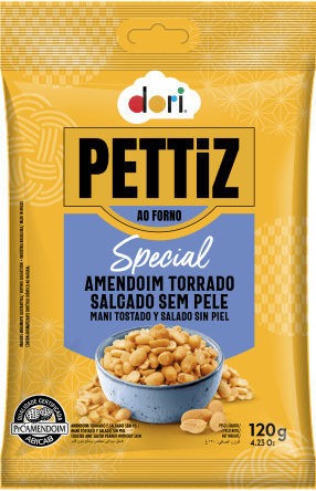 Pettiz Special Amendoim Torrado e Salgado Sem Pele 120g