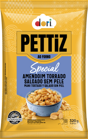 Pettiz Special Amendoim Torrado e Salgado Sem Pele 320g