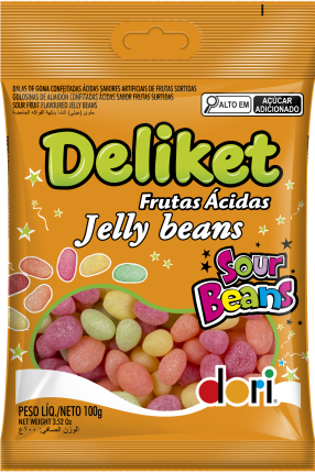 Deliket Ácido Confeitado 100g