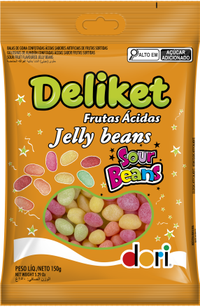 Deliket Ácido Confeitado 150g