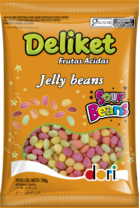 Deliket Ácido Confeitado 700g