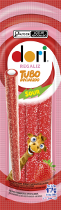 Dori Regaliz Tubo Morango Sour 17g 9011523