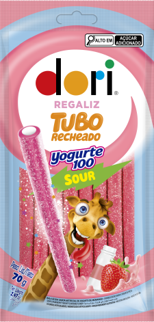 Yogurte100 Tubo Recheado Ácido 70g