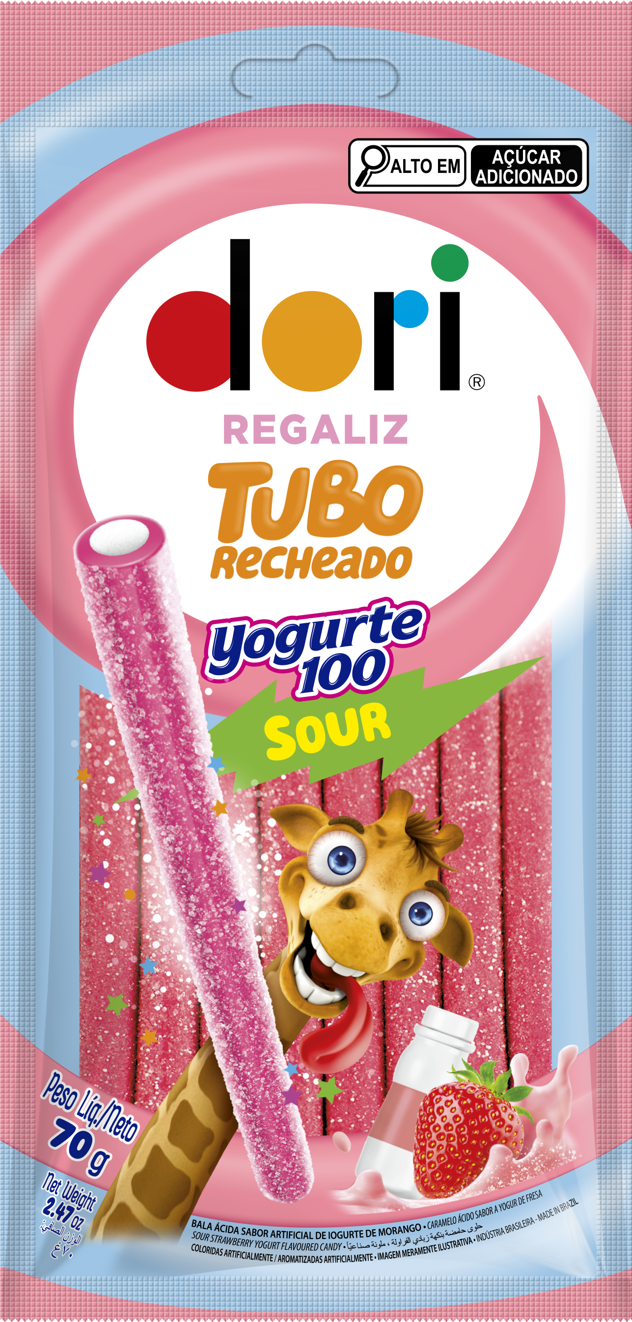 Yogurte100 Tubo Recheado Ácido 70g 1 Yogurte100 Tubo Recheado Ácido 70g