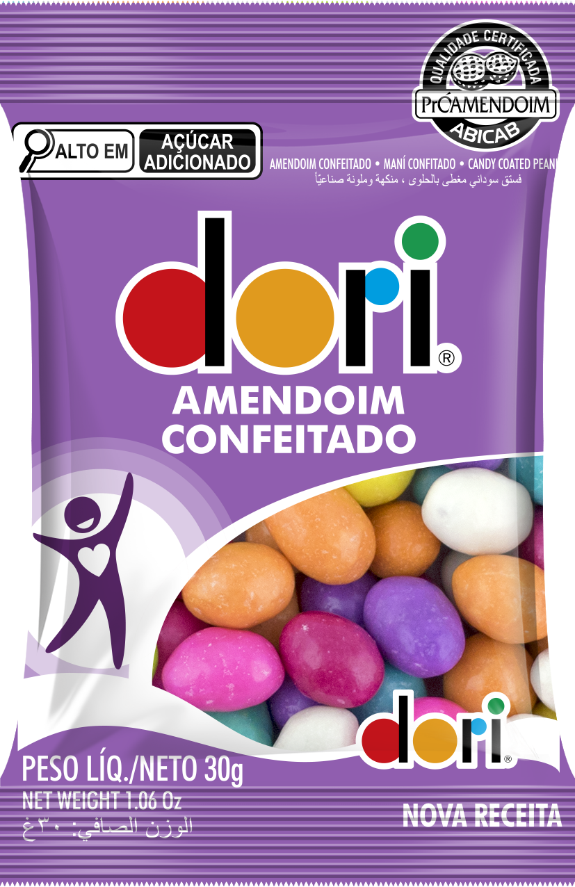Amendoim Dori Confeitado 30g 1 Amendoim Dori Confeitado 30g