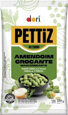 Pettiz Amendoim Crocante Cebola e Salsa 500g