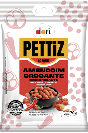 Pettiz Amendoim Crocante Pimenta 70g