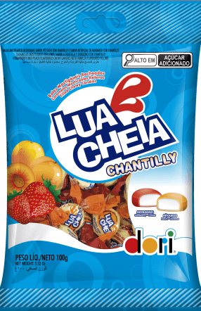 Bala Lua Cheia Chantilly 100g