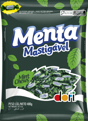 Bala Menta Mastigável 400g