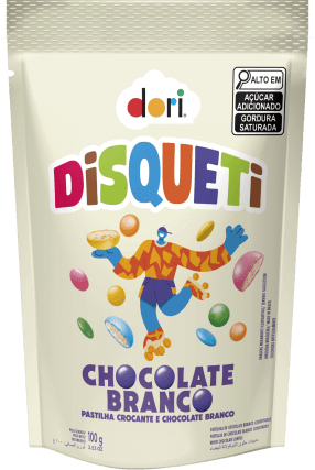 Disqueti Chocolate Branco 100g
