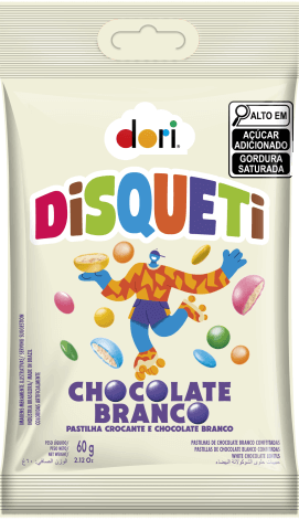 Disqueti Chocolate Branco 60g