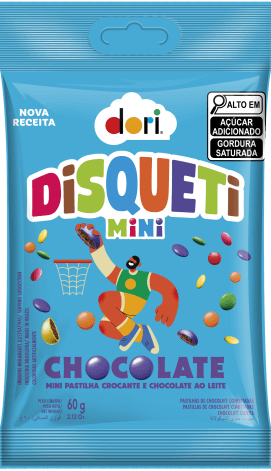 Mini Disqueti Chocolate ao Leite 60g