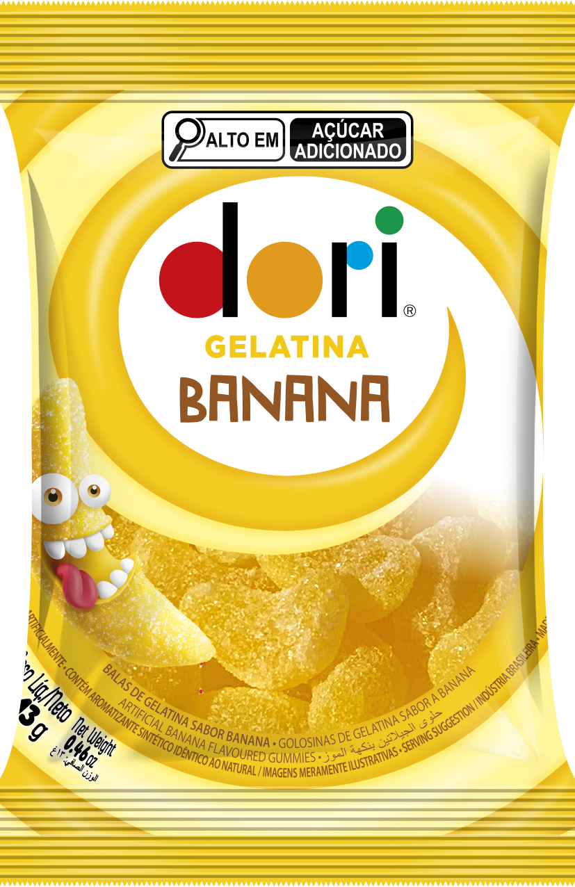 Dori Gelatina Banana 13g 1 Dori Gelatina Banana 13g