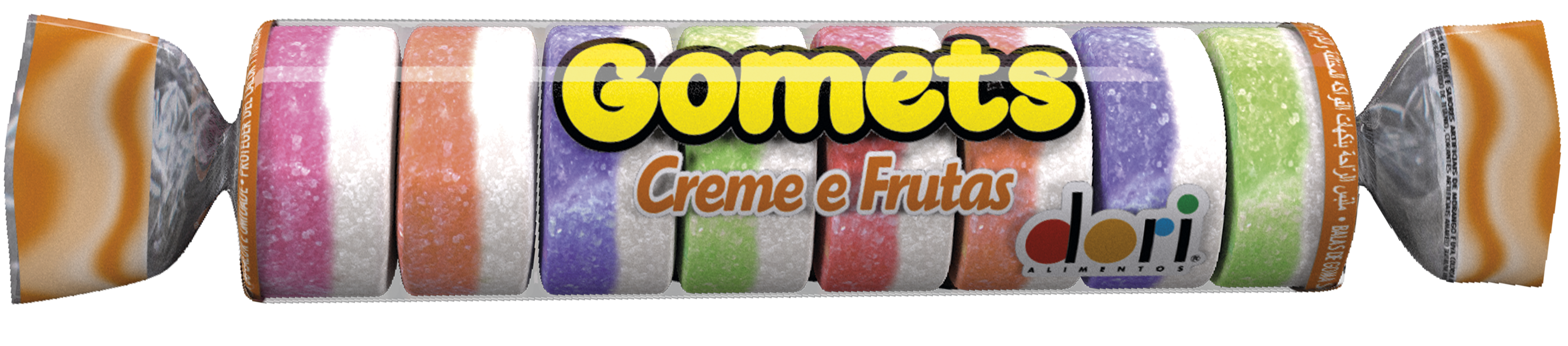 Goma Tubo Creme Frutas 32g 1 Goma Tubo Creme Frutas 32g