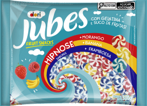 Jubes Fruit Snacks Hipnose Sortido 300g