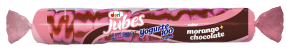 Jubes Fruit Snacks Yogurte 100 Morango com Chocolate 48g