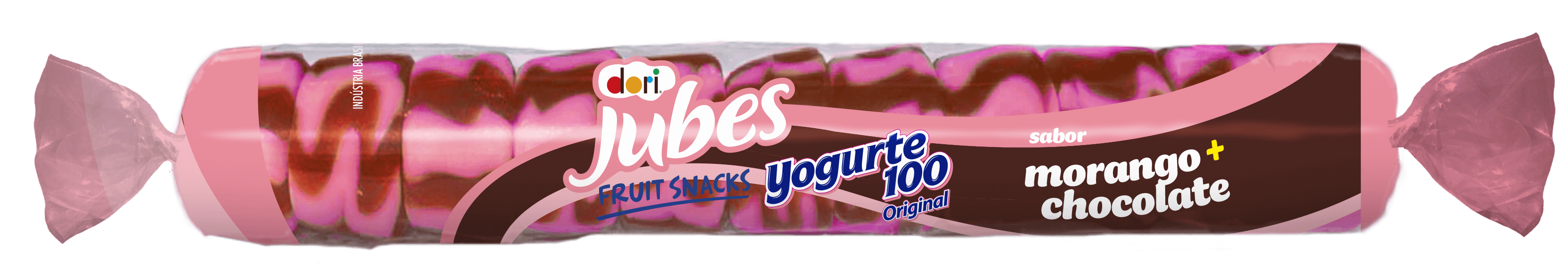 Jubes Fruit Snacks Yogurte 100 Morango com Chocolate 48g 1 Jubes Fruit Snacks Yogurte 100 Morango com Chocolate 48g