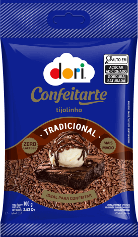 Dori Confeitarte Granulado Gourmet Tijolinho Tradicional 100g