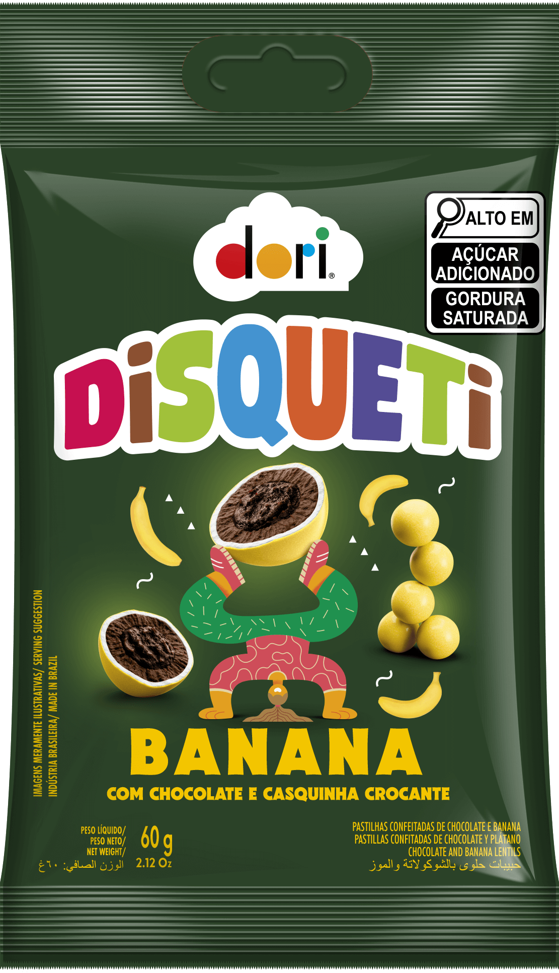 Disqueti Banana 60g 1 Disqueti Banana 60g