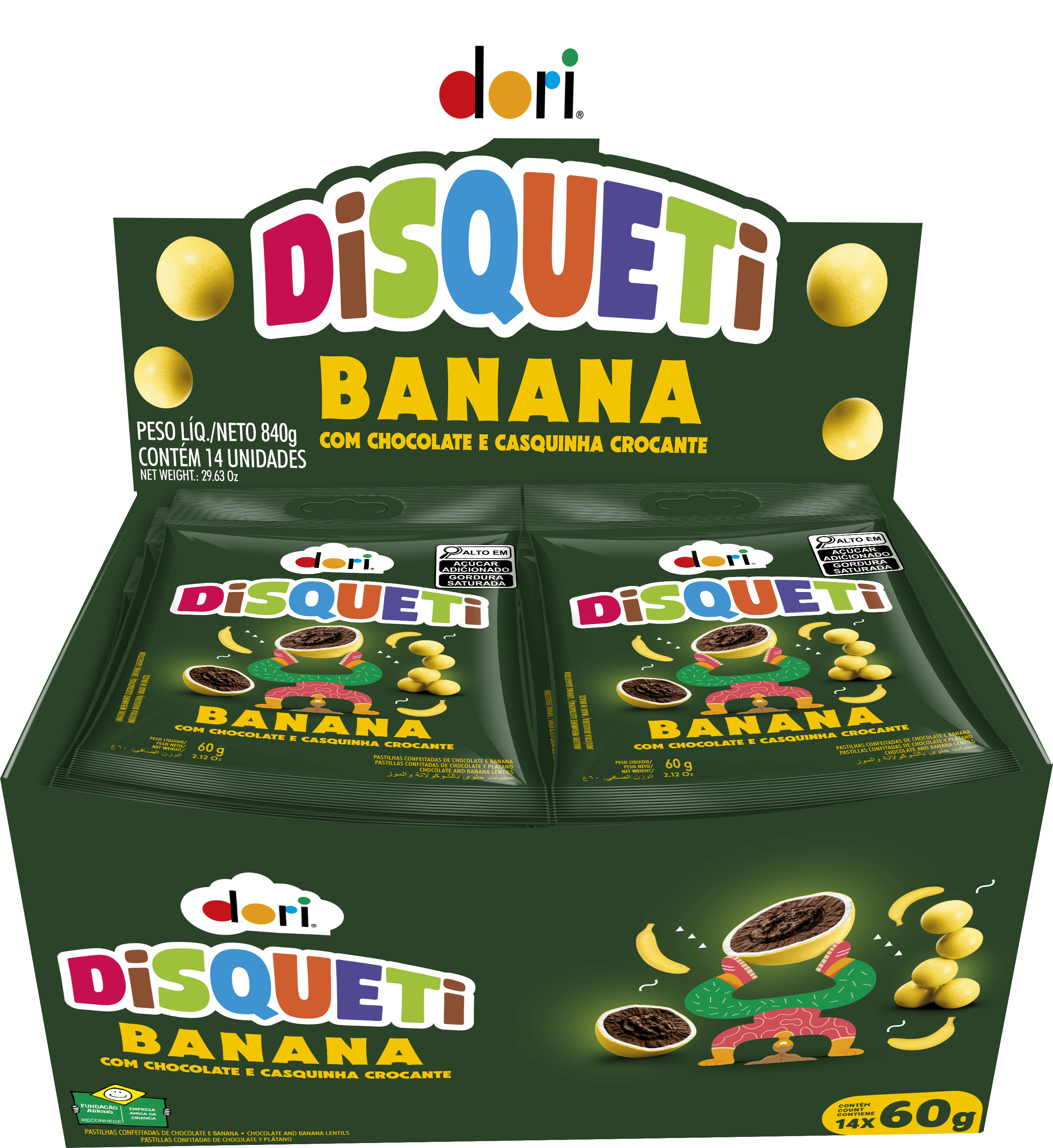 Disqueti Banana 60g 2 Disqueti Banana 60g - Imagem 2
