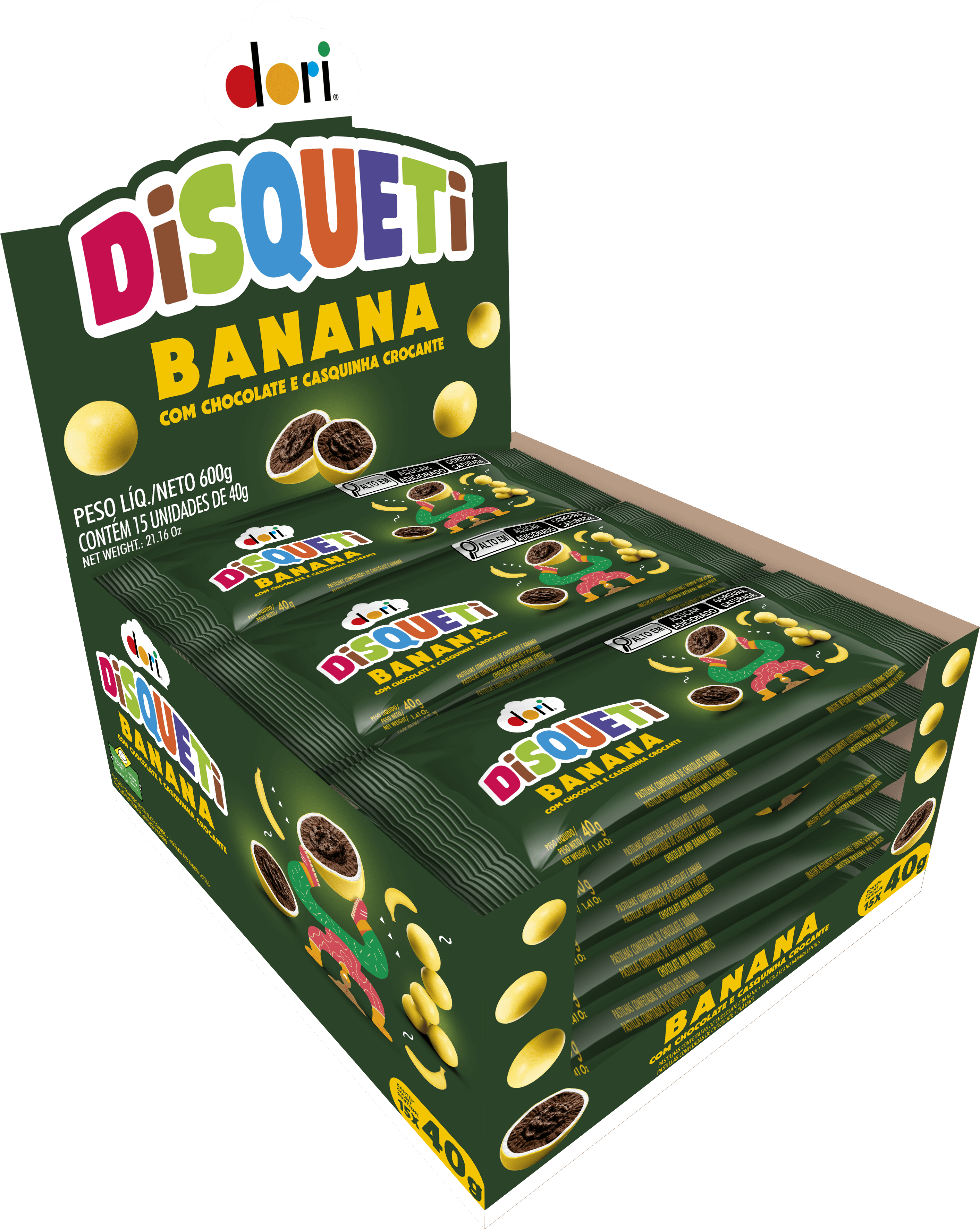 Disqueti Banana 40g 2 Disqueti Banana 40g - Imagem 2